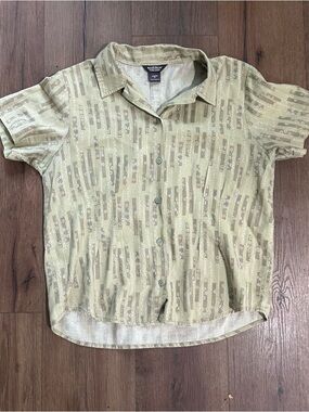 Woolrich Women's Short Sleeve Shirt - Sage Green